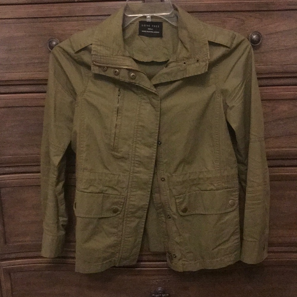 Olive green ladies jacket